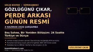 Gözlüğünü Çıkar Büyük Resmi Gör - Perde Arkası, Günün Resmi, 3 Haziran 2026. Gölge bülteni kapak görseli.